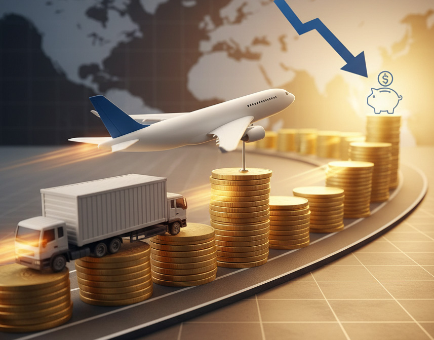 Proceso de logística y entrega de paquetes